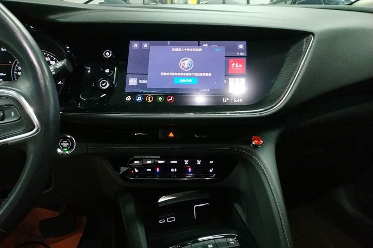 Used Buick Envision 2021 Encore Plus 652T 7-Seat Luxury Model Audio And AC Panel