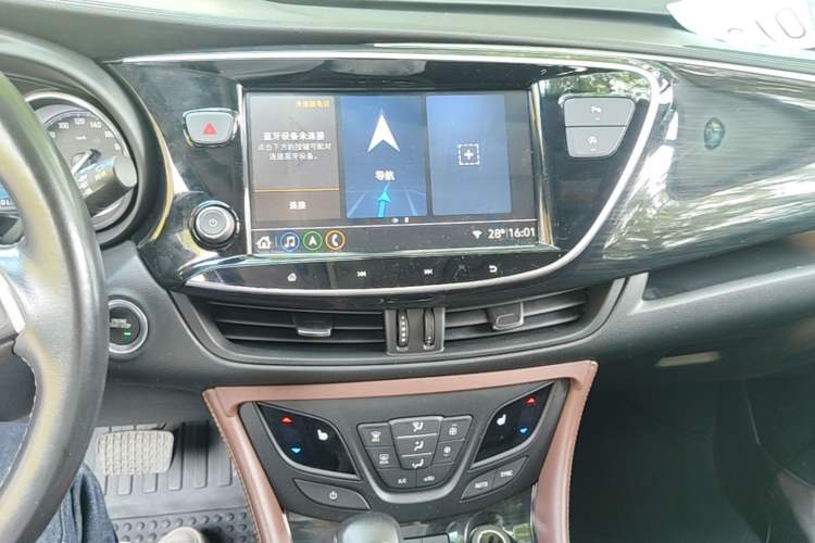 Used Buick Envision 2021 532T Two-Wheel-Drive Elite Version Audio And AC Panel