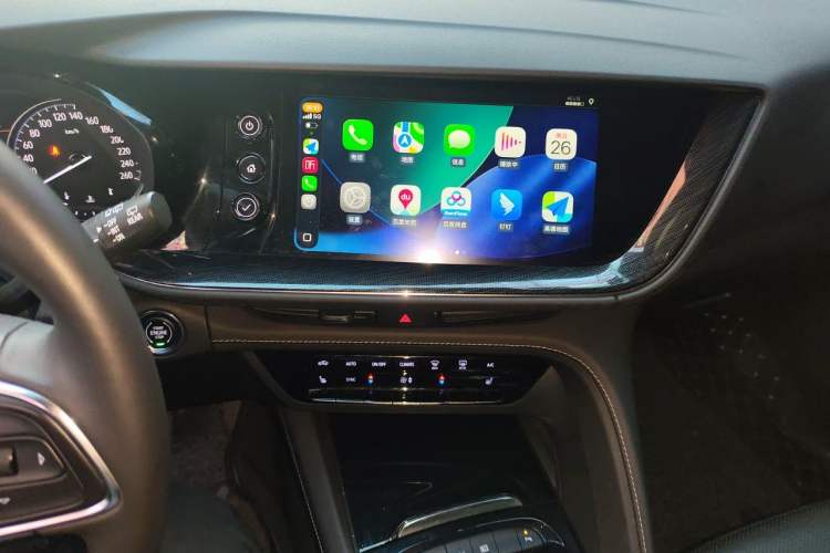 Used Buick Envision 2021 Encore Plus 652T Five-Seat Luxury Model Audio And AC Panel
