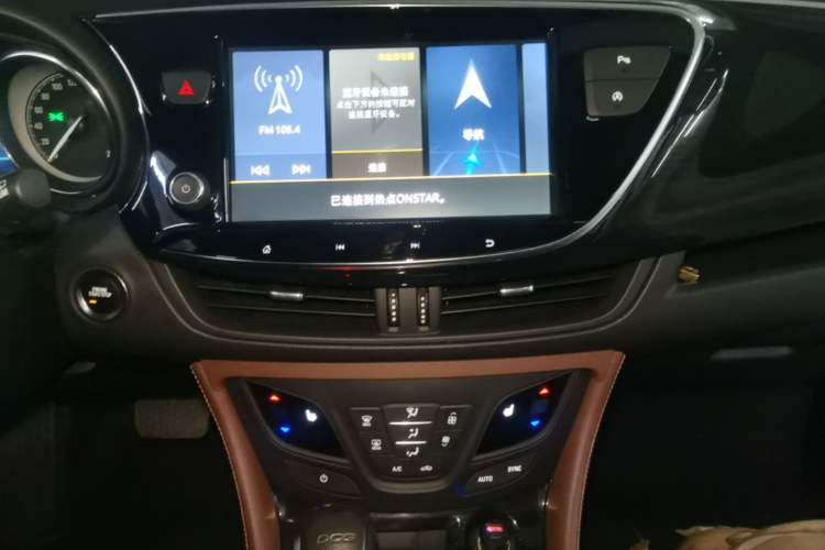 Used Buick Envision 2021 532T Two-Wheel-Drive Elite Version Audio And AC Panel