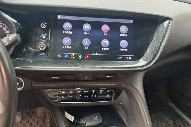 Used Buick Envision 2021 Encore Plus 652T 7-Seat Luxury Model Audio And AC Panel