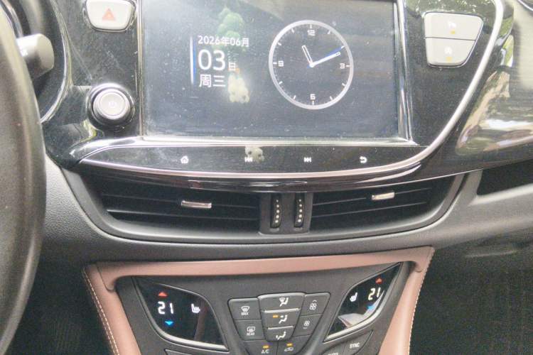 Used Buick Envision 2021 532T Two-Wheel-Drive Elite Version Audio And AC Panel