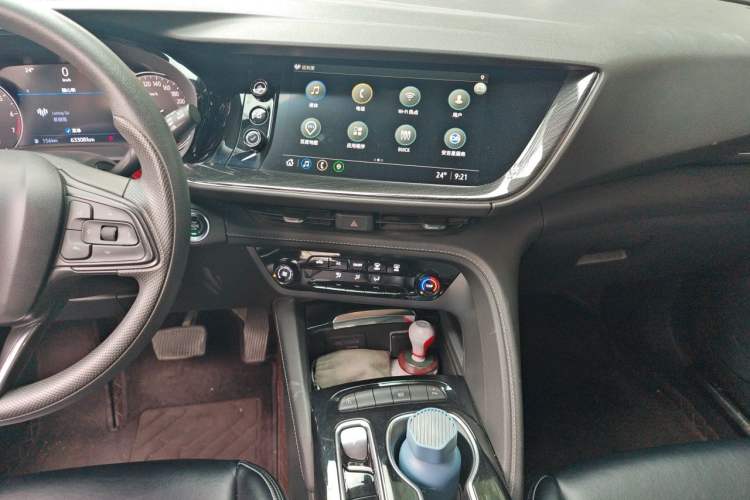 Used Buick Envision 2021 Encore Plus 652T Five-Seat Elite Model Audio And AC Panel