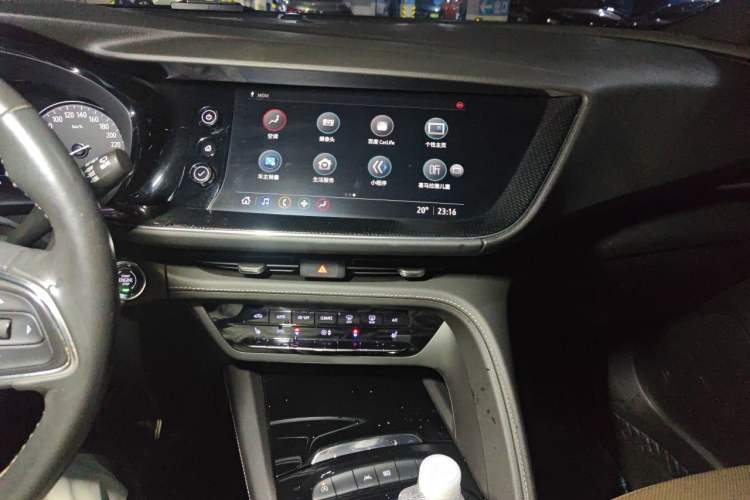Used Buick Envision 2021 Encore Plus 652T Five-Seat Luxury Model Audio And AC Panel