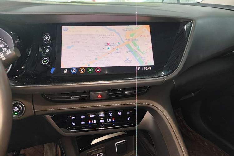 Used Buick Envision 2021 Encore Plus 652T Five-Seat Luxury Model Audio And AC Panel