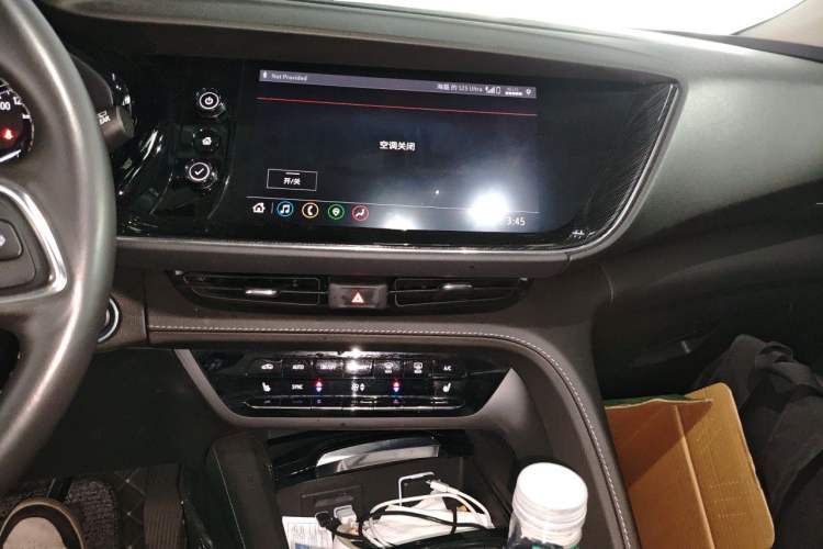 Used Buick Envision 2021 Encore Plus 652T Five-Seat Luxury Model Audio And AC Panel
