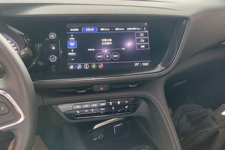Used Buick Envision 2021 Encore Plus 652T Five-Seat Luxury Model Audio And AC Panel