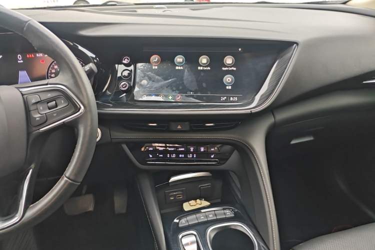 Used Buick Envision 2021 Encore Plus 652T Five-Seat Luxury Model Audio And AC Panel