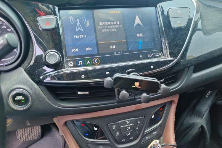 Used Buick Envision 2021 532T Two-Wheel-Drive Elite Version Audio And AC Panel