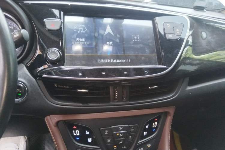 Used Buick Envision 2021 532T Two-Wheel-Drive Luxury Version Audio And AC Panel
