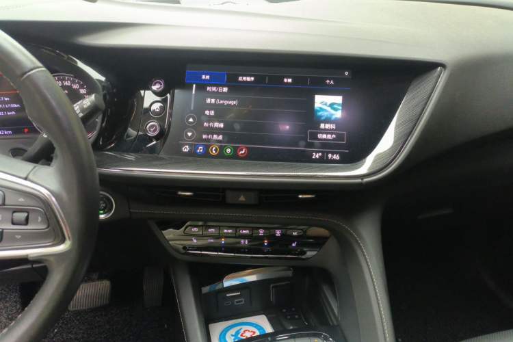 Used Buick Envision 2021 Encore Plus 652T Five-Seat Luxury Model Audio And AC Panel
