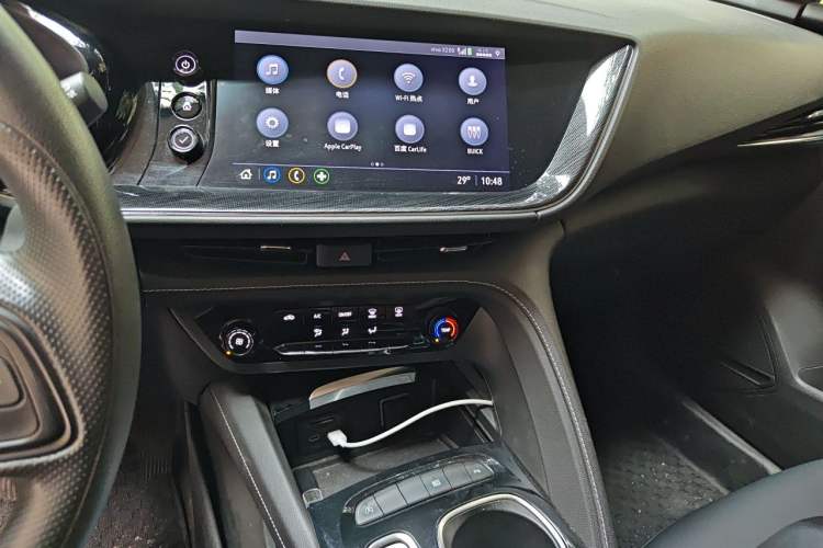 Used Buick Envision 2021 Encore Plus 652T Five-Seat Elite Model Audio And AC Panel
