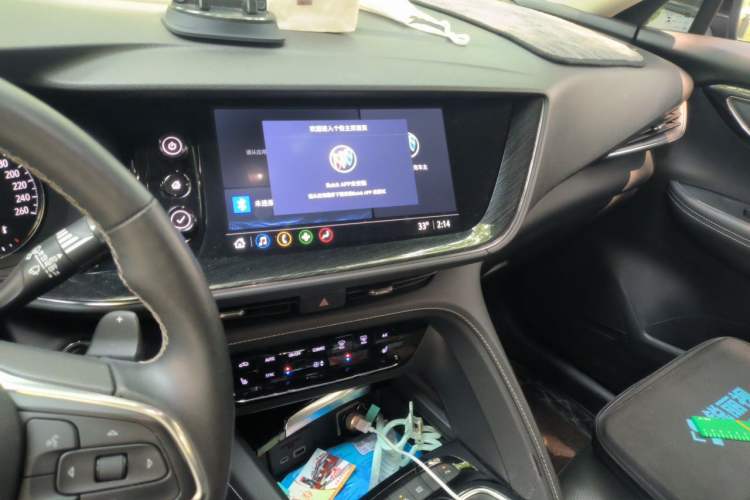 Used Buick Envision 2021 Encore Plus 652T Five-Seat Luxury Model Audio And AC Panel
