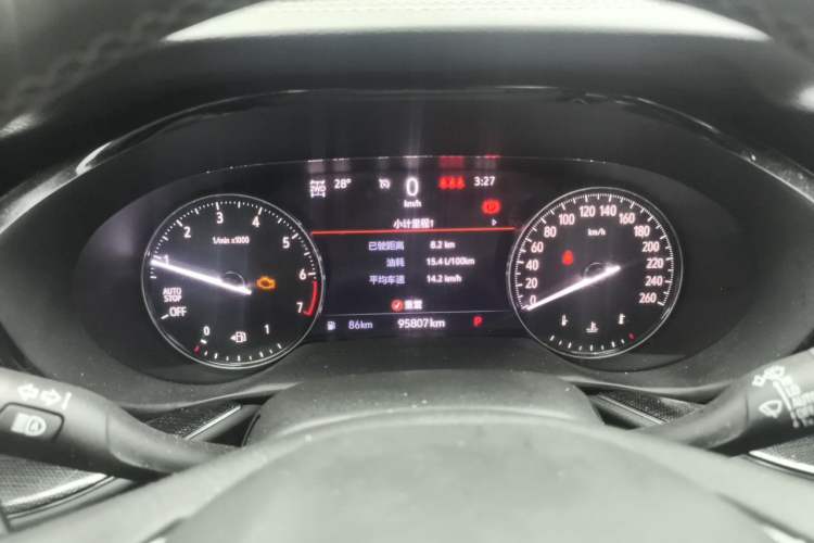 Used Buick Envision 2021 Encore Plus 652T Five-Seat All-Wheel-Drive Luxury Model Instrument Cluster