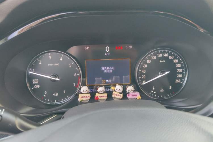 Used Buick Envision 2021 Encore Plus 652T Five-Seat Luxury Model Instrument Cluster