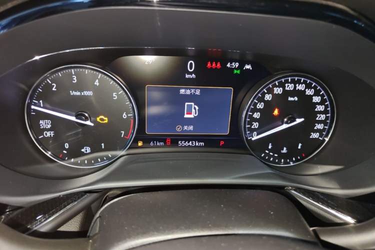 Used Buick Envision 2021 Encore Plus 652T Five-Seat Luxury Model Instrument Cluster