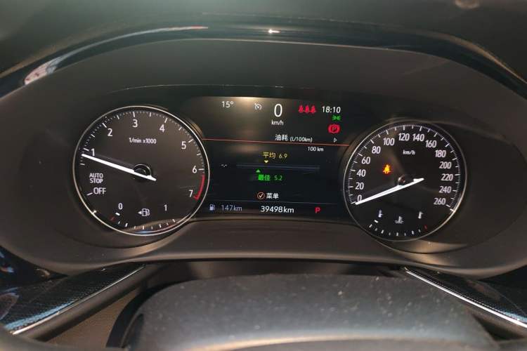 Used Buick Envision 2021 Encore Plus 652T Five-Seat Luxury Model Instrument Cluster