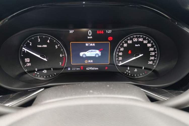 Used Buick Envision 2021 Encore Plus 652T Five-Seat Luxury Model Instrument Cluster