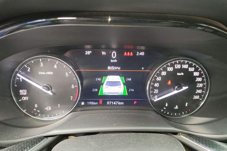 Used Buick Envision 2021 Encore Plus 652T Five-Seat Luxury Model Instrument Cluster
