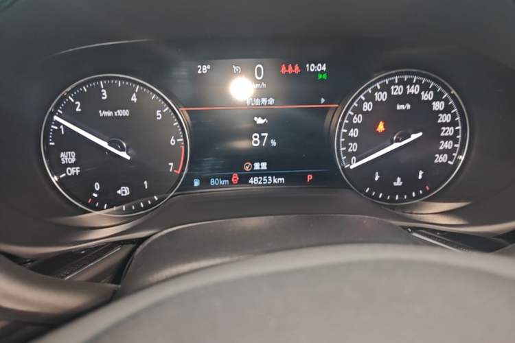 Used Buick Envision 2021 Encore Plus 652T Five-Seat Luxury Model Instrument Cluster