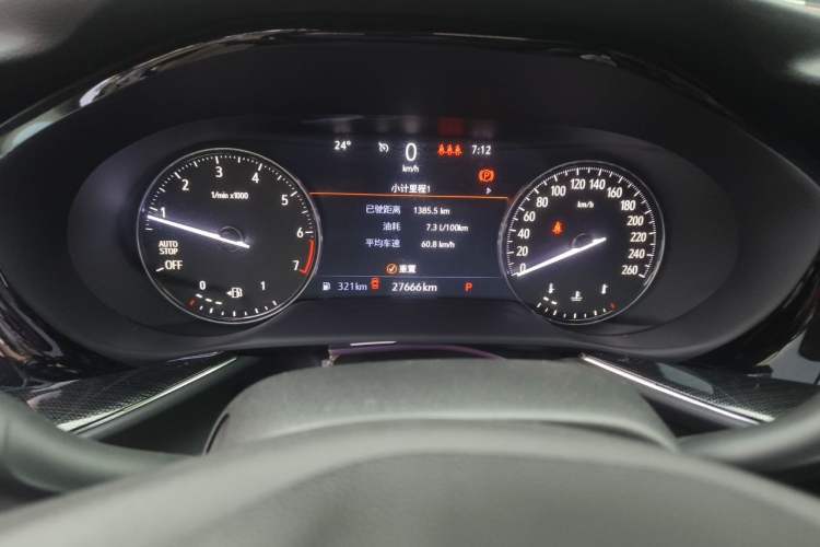 Used Buick Envision 2021 Encore Plus 652T Five-Seat Luxury Model Instrument Cluster