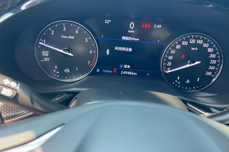 Used Buick Envision 2021 Encore Plus 652T Five-Seat Luxury Model Odometer Close Up