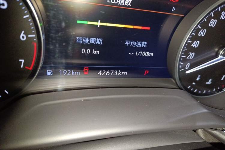 Used Buick Envision 2021 Encore Plus 652T Five-Seat Luxury Model Odometer Close Up