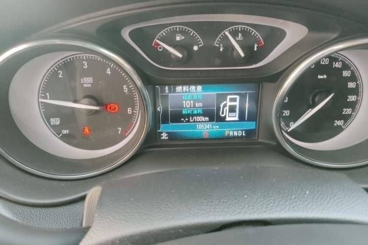 Used Buick Envision 2021 532T Two-Wheel-Drive Elite Version Odometer Close Up