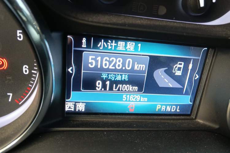 Used Buick Envision 2021 532T Two-Wheel-Drive Leading Version Odometer Close Up