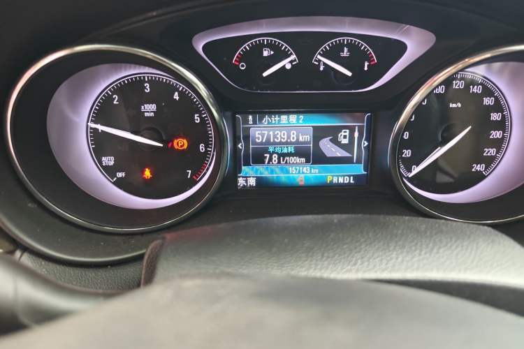 Used Buick Envision 2021 532T Two-Wheel-Drive Leading Version Odometer Close Up