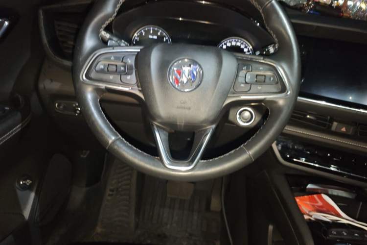 Used Buick Envision 2021 Encore Plus 652T Five-Seat All-Wheel-Drive Luxury Model Steering Wheel