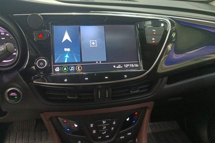 Used Buick Envision 2021 532T Two-Wheel-Drive Elite Version Audio And AC Panel
