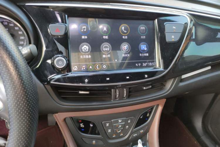 Used Buick Envision 2021 532T Two-Wheel-Drive Elite Version Audio And AC Panel