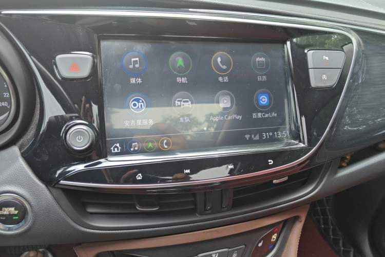 Used Buick Envision 2021 532T Two-Wheel-Drive Elite Version Audio And AC Panel