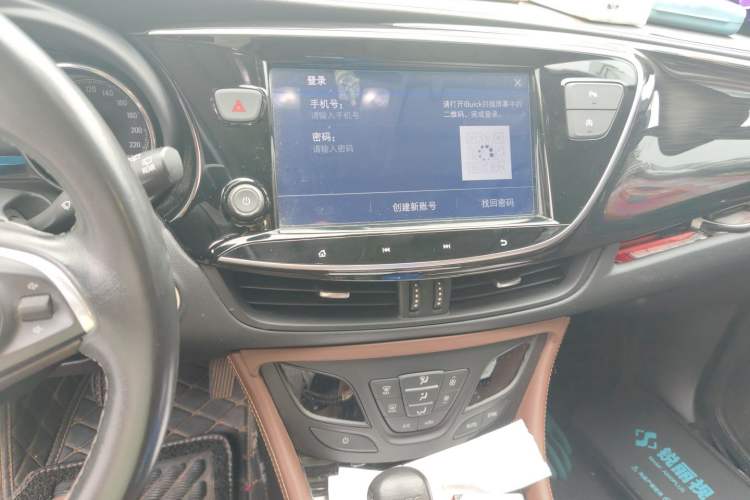 Used Buick Envision 2021 532T Two-Wheel-Drive Elite Version Audio And AC Panel