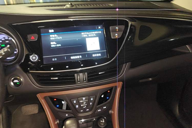 Used Buick Envision 2021 532T Two-Wheel-Drive Elite Version Audio And AC Panel