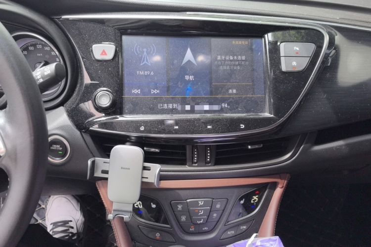 Used Buick Envision 2021 532T Two-Wheel-Drive Elite Version Audio And AC Panel