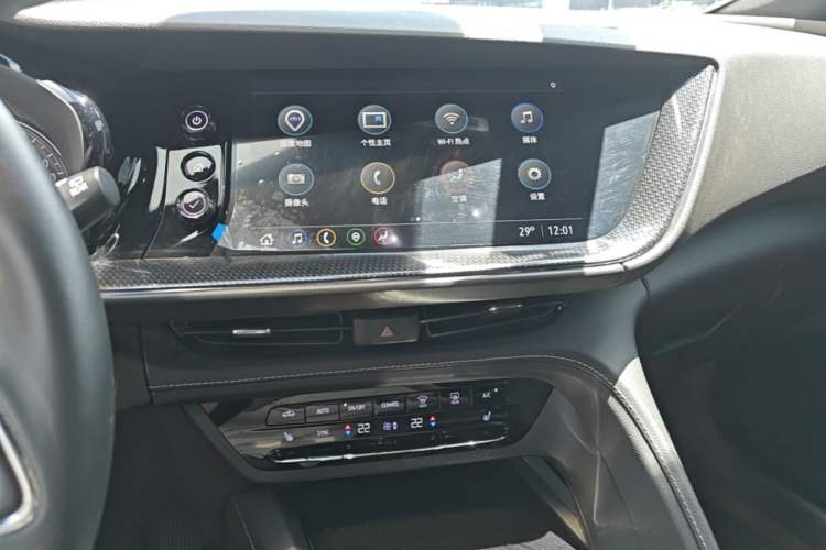 Used Buick Envision 2021 Encore Plus 652T Five-Seat Luxury Model Audio And AC Panel