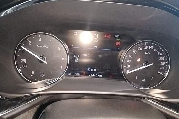 Used Buick Envision 2021 Encore Plus 652T Five-Seat Luxury Model Instrument Cluster