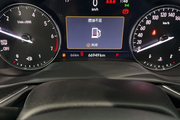 Used Buick Envision 2021 Encore Plus 652T Five-Seat Luxury Model Odometer Close Up