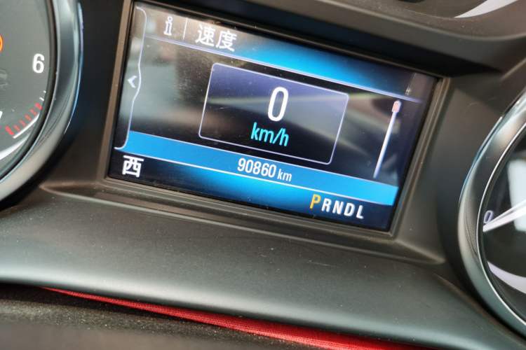 Used Buick Envision 2021 532T Two-Wheel-Drive Elite Version Odometer Close Up