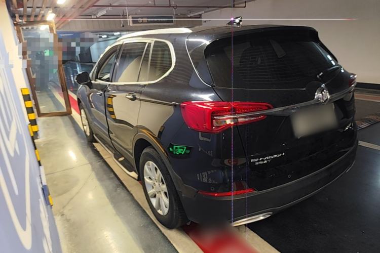 Used Buick Envision 2021 532T Two-Wheel-Drive Elite Version Rear Left 45 Deg