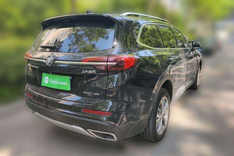 Used Buick Envision 2021 Encore Plus 652T Five-Seat All-Wheel-Drive Luxury Model Rear Right 45 Deg