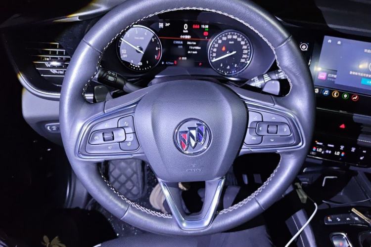 Used Buick Envision 2021 Encore Plus 652T Five-Seat All-Wheel-Drive Luxury Model Steering Wheel