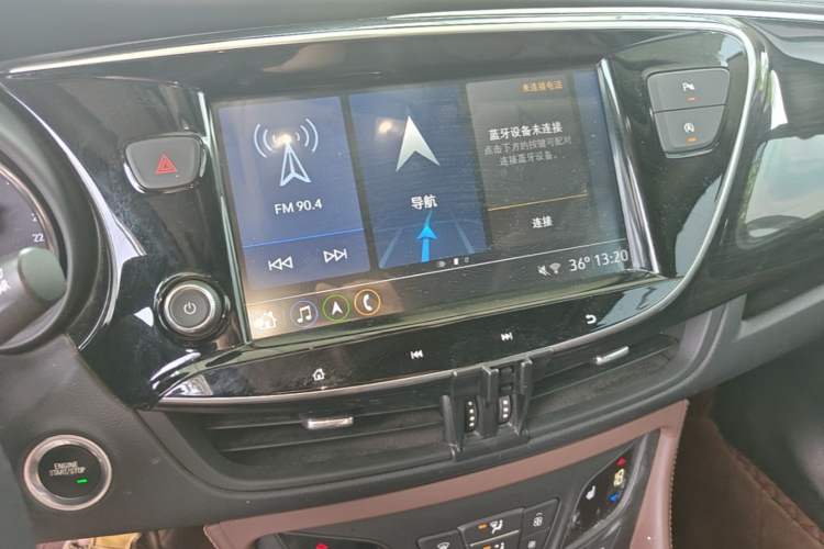 Used Buick Envision 2021 532T Two-Wheel-Drive Elite Version Audio And AC Panel