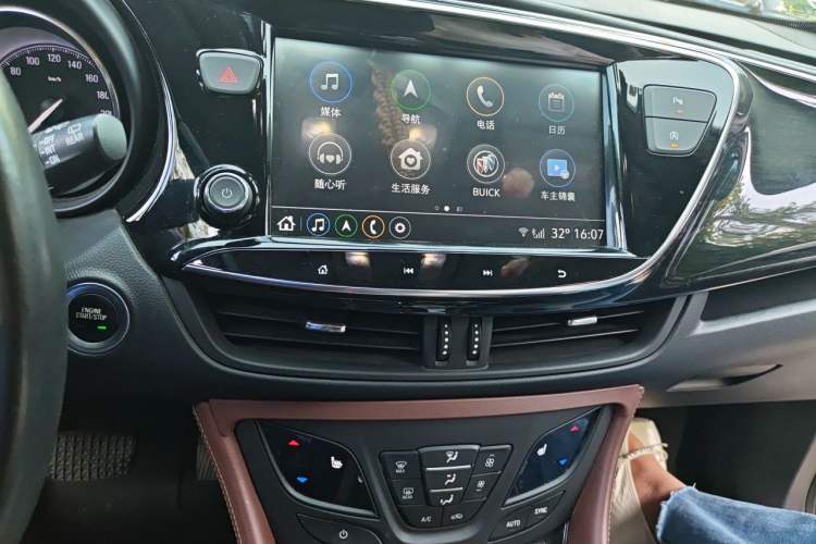 Used Buick Envision 2021 532T Two-Wheel-Drive Elite Version Audio And AC Panel