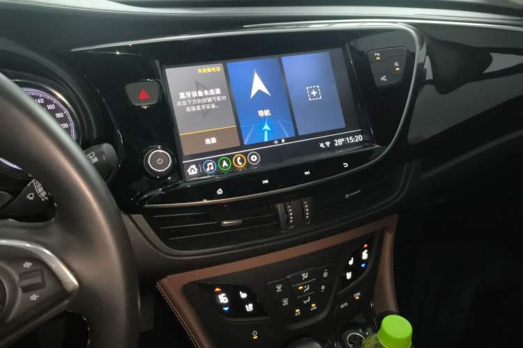 Used Buick Envision 2021 532T Two-Wheel-Drive Luxury Version Audio And AC Panel