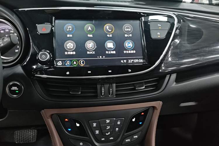 Used Buick Envision 2021 532T Two-Wheel-Drive Elite Version Audio And AC Panel
