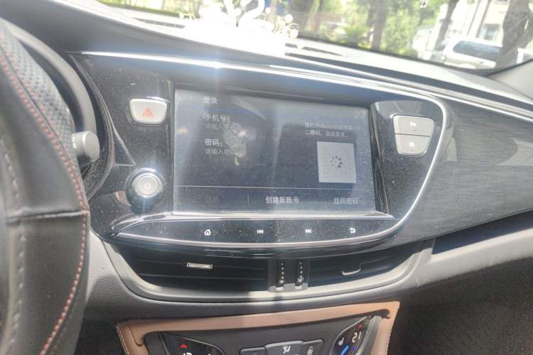 Used Buick Envision 2021 532T Two-Wheel-Drive Elite Version Audio And AC Panel