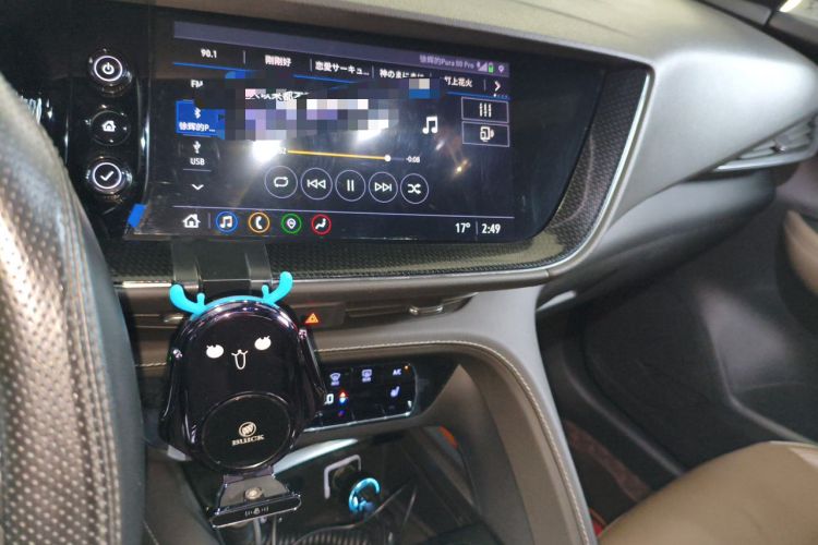 Used Buick Envision 2021 Encore Plus 652T Five-Seat Luxury Model Audio And AC Panel